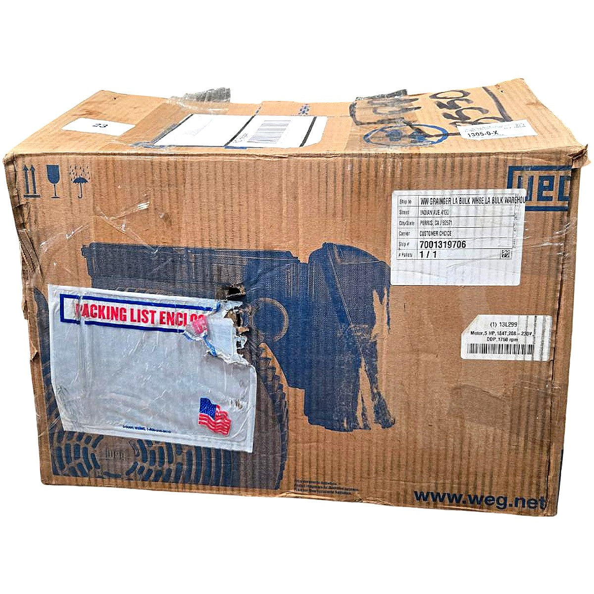 Weg 00518OS1CCD184T AC Electric Motor