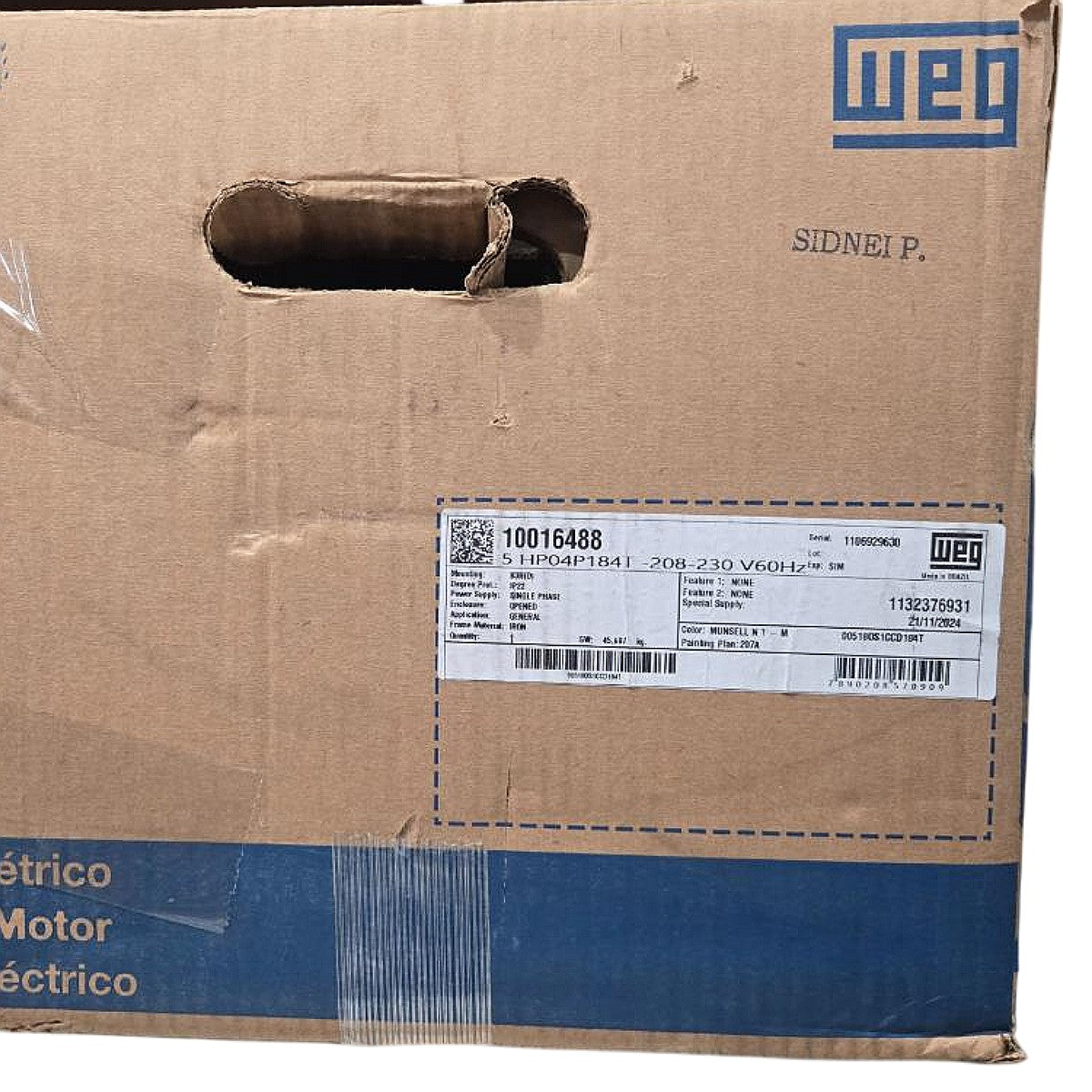 Weg 00518OS1CCD184T AC Electric Motor