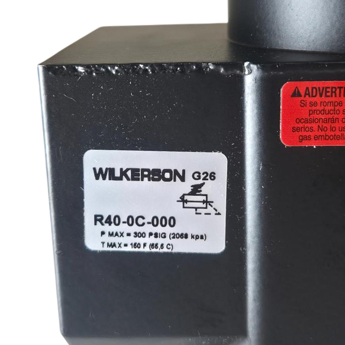 Wilkerson R40-0C-000 pneumatic pressure regulator