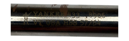 Yankee 433 0.8906 HSS taper reamer