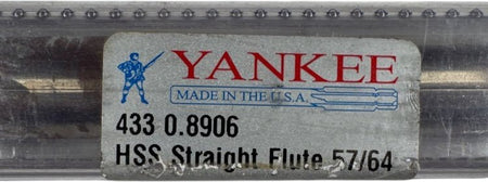 Yankee 433 0.8906 HSS taper reamer