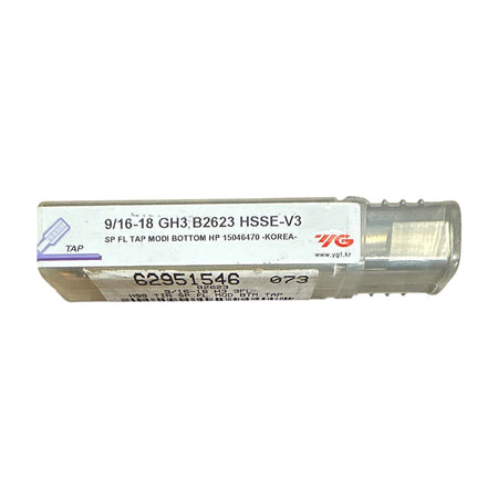 YG1 B2623 Spiral Flute Bottom Tap