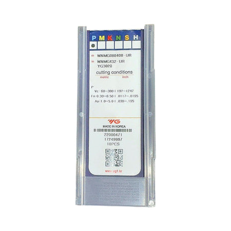 YG1 YG-1 WNMG432-UR YG3020 CVD carbide turning insert
