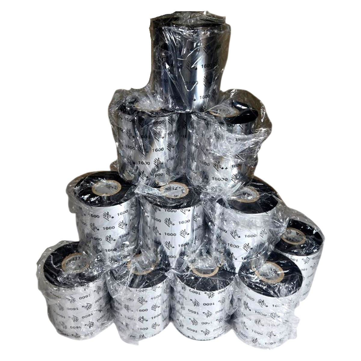 Zebra 01600BK08345 Thermal Transfer Wax Ribbon