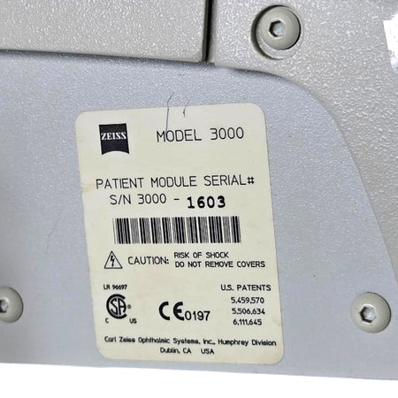 ZEISS 3000 Optical Coherence Tomographer