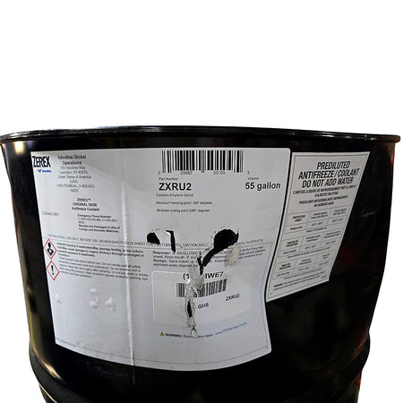 Zerex ZXRU2 Antifreeze Coolant Drum
