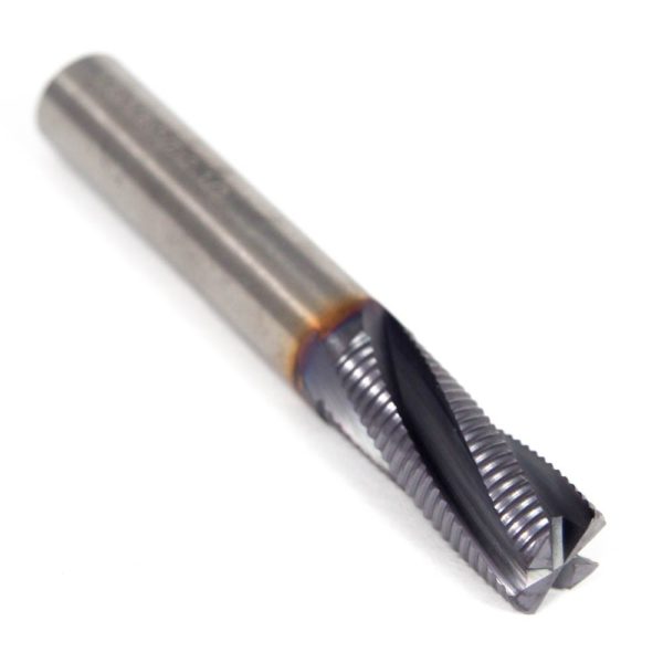 WIDIA Carbide Roughing End Mill 3/8" 4FL TiAlN TR4S0R10004