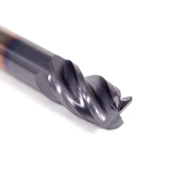 WIDIA Carbide Extended Reach Roughing and Finishing End Mill 1/4" 4FL TiAlN TF4VN507012 - Image 2