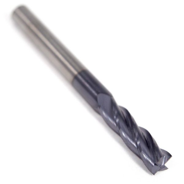 GARR Carbide Square End Mill 3/16" 4FL TiAlN 13117