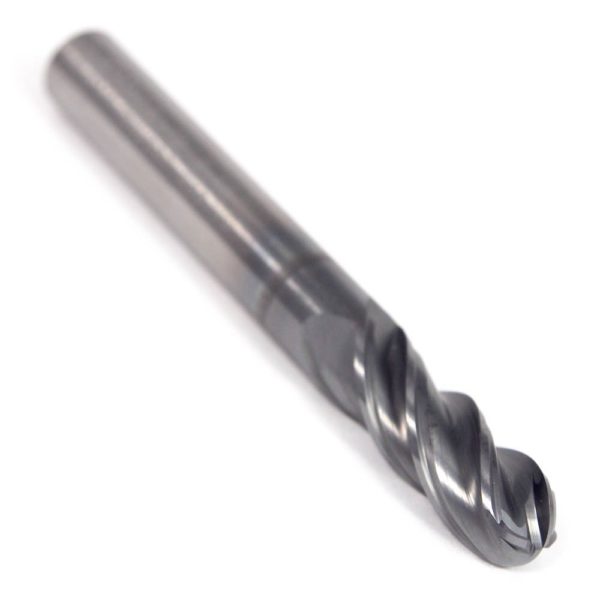 GARR Carbide Ball End Mill 5/16″ 4FL AlCrN 50255 - Dan's Discount Tools