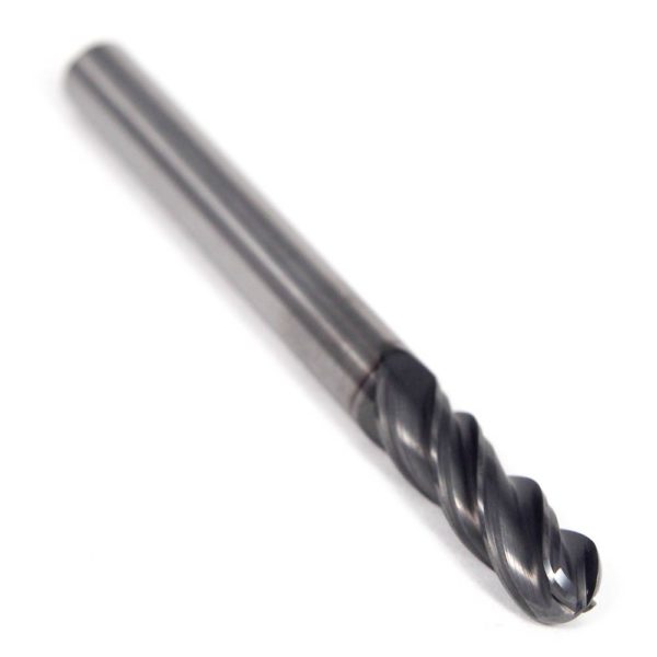 GARR Carbide Ball End Mill 1/4" 4FL AlCrN 50254