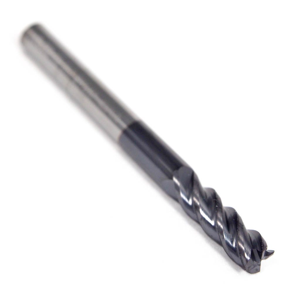 GARR Carbide Corner Radius End Mill 3/16″ 4FL 0.020″ Radius AlTiN 27521 ...