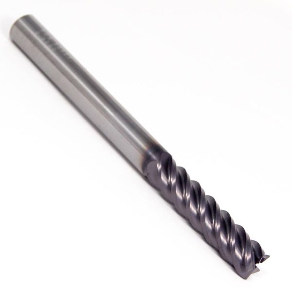 SGS Carbide Corner Radius End Mill 3/8" 5FL AlTIN 0.015" Radius 32627