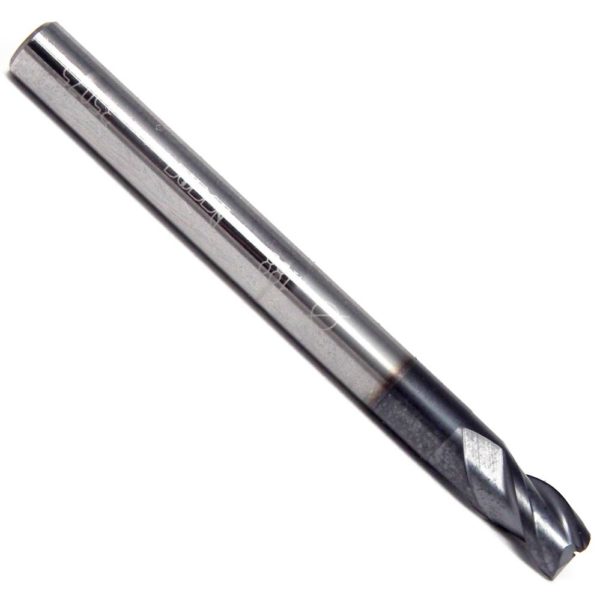 ISCAR Carbide Corner Chamfer End Mill 0.188" 3FL TiAlN 5620942