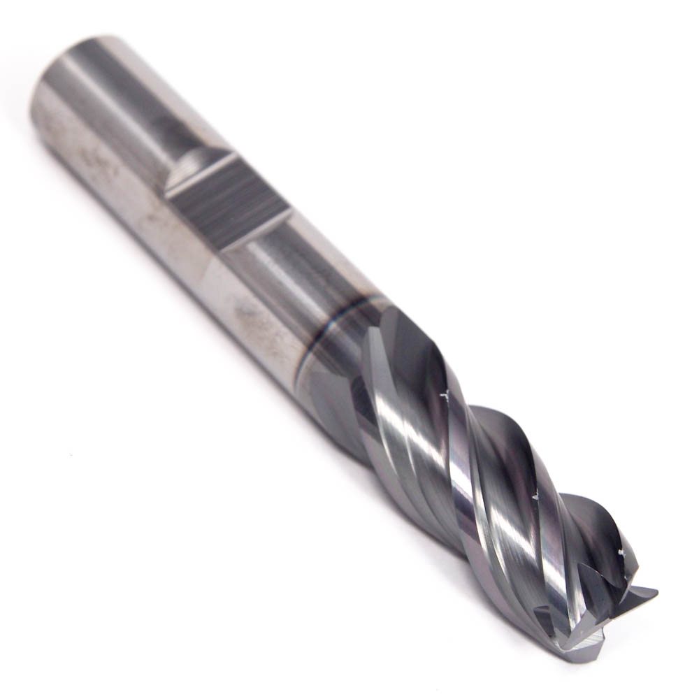 NIAGARA Carbide Corner Radius End Mill 1/2″ 4FL AlCrN 0.030″ Radius ...