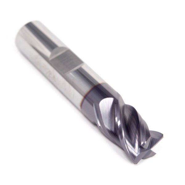 METAL REMOVAL Carbide Corner Chamfer End Mill 1/2" 4FL TiALN 0.020" Chamfer M34446