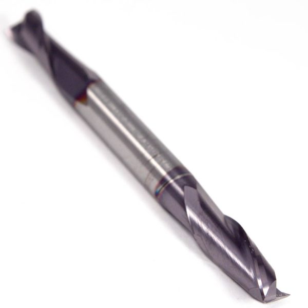 NIAGARA Carbide Double Square End Mill 1/4" 2FL TiAlN 89709