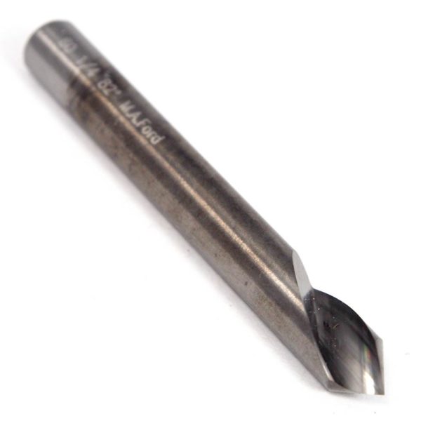 MA FORD Carbide Countersink 1/4" 82° 1FL 60046