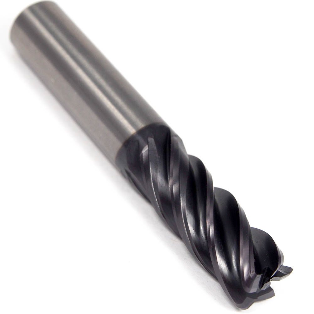 KENNAMETAL Carbide Corner Radius End Mill 1/2″ 5FL AlTiN 0.060″ Radius ...