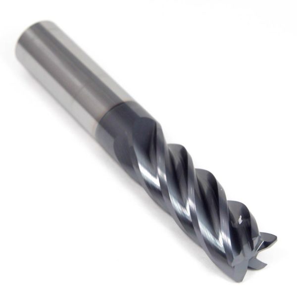 ISCAR Carbide Corner Radius End Mill 5/8″ 5FL TiAlN 0.031″ Radius ...