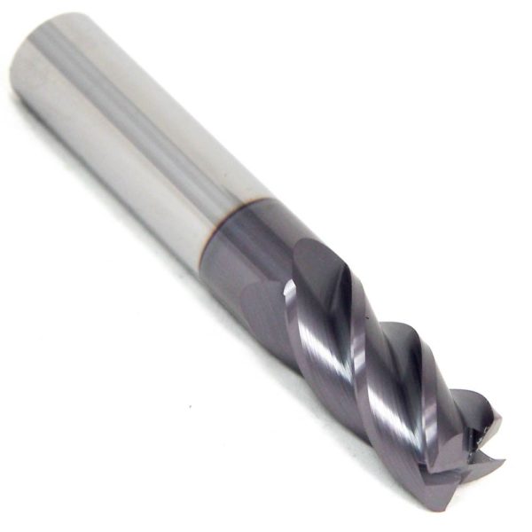 SANDVIK Carbide Corner Chamfer End Mill 12mm 4FL AlCrN 0.2mm Chamfer 26259606