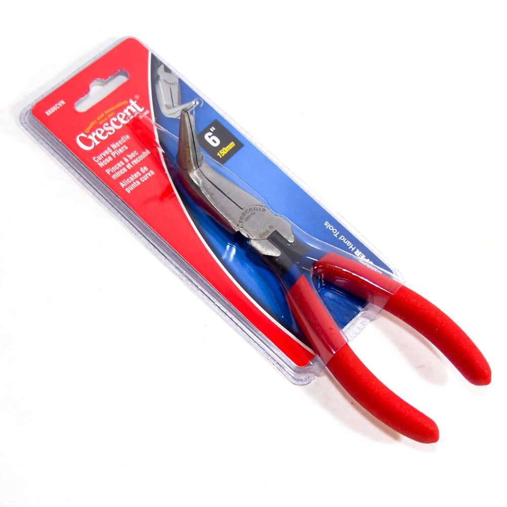 CRESCENT Curved Needle Nose Solid Joint Pliers 6″ 8886CVN - Dan's ...