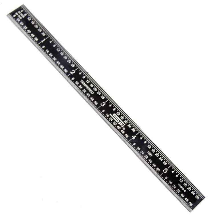 SPI Flexible Steel Rule 1/100″ 1/64″ 1/50″ 1/32″ Graduation 13-913-9 ...