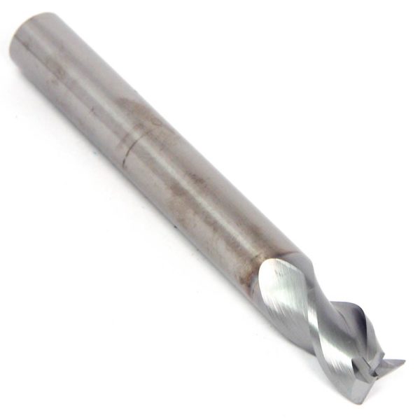 NIAGARA Carbide End Mill with Wiper Flat 1/2" 3FL TiCN 0.020" Radius 57921