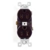 Brown Duplex Receptacle 15A 125V BRYANT CRS15