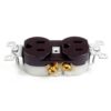 Brown Duplex Receptacle 15A 125V BRYANT CRS15 - Image 2
