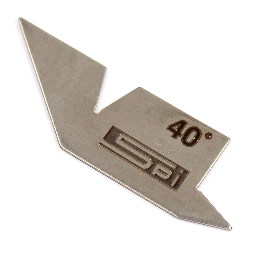 40 Degree Stainless Steel Angle Gage SPI 313874 eBay