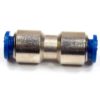 6mm Straight Union Nickel Plated Push-to-Connect Tube Fitting NYCOIL H109063