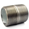 Galvanized Steel  Close Pipe Nipple - 1" NPT x 1-1/2" Length - Image 2
