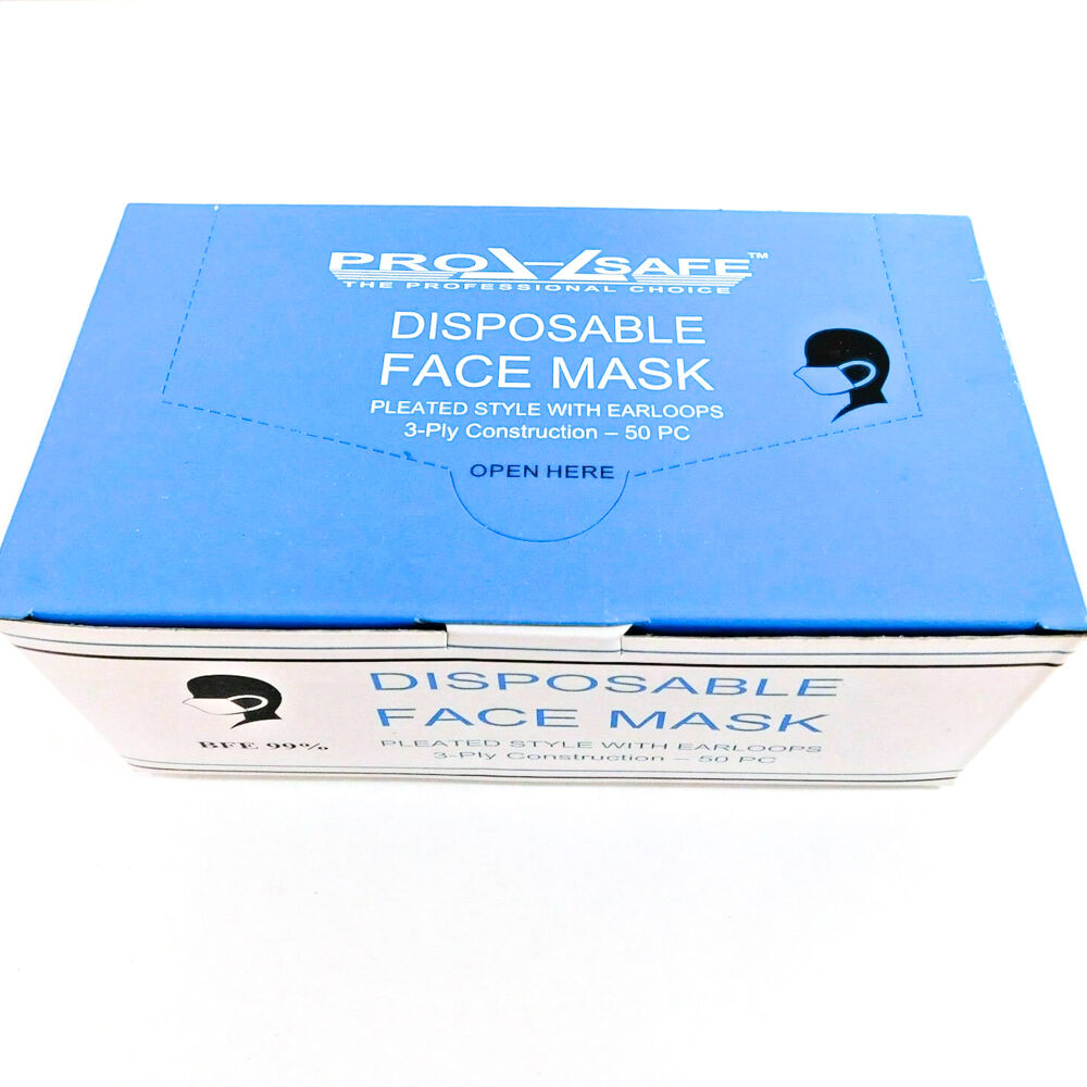 pro-safe-disposable-face-mask-pleated-ear-loops-3-ply-box-of-50