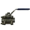 Nibco T595S6R66LL 3/8" 3-Piece Stainless Steel Ball Valve - Image 4