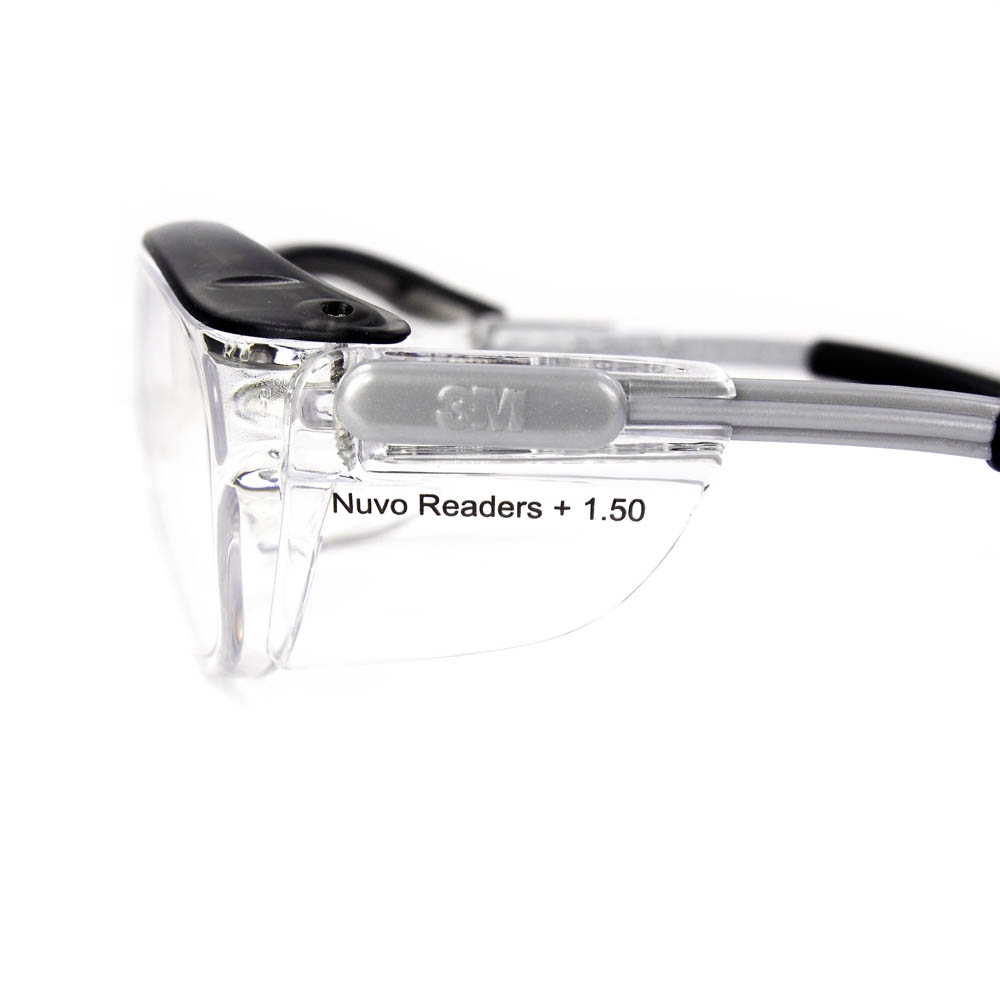 3m 11434 00000 20 Clear Bifocal Safety Reading Glasses Anti Fog 9447