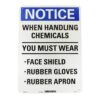 Lyle U5-1631-RA_10X14 14" x 10" Aluminum "Notice" Sign