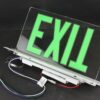 Big Beam ERXL1WGCR Sign 120/277V Green LED Ceiling Recess w/ Battery - Image 6