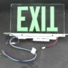 Big Beam ERXL1WGCR Sign 120/277V Green LED Ceiling Recess w/ Battery - Image 7