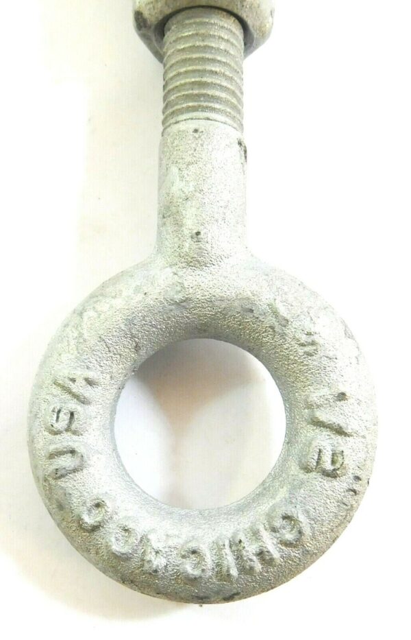 Chicago Hardware 01276 8 Eye & Eye Galvanized 1/2" Diameter x 9" - Image 3
