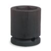 Westward 5MT02 Black 13/16" SAE 1/2" Drive 6 Point Impact Socket - Image 4