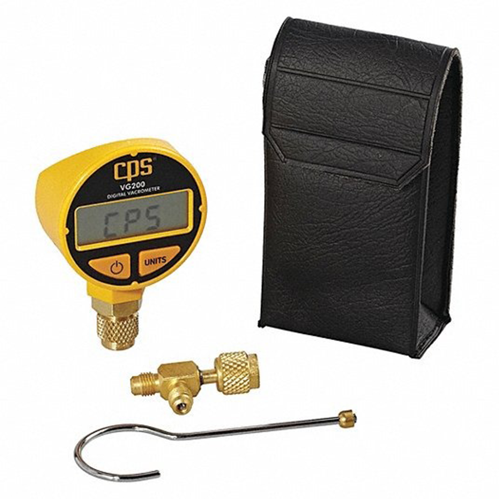 CPS VG200 1/4 in Flare 0 to 99,000 Microns Digital Vacuum Gauge - Dan's ...