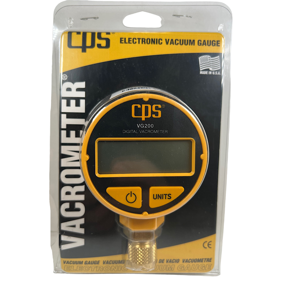 CPS VG200 1/4 in Flare 0 to 99,000 Microns Digital Vacuum Gauge - Dan's ...