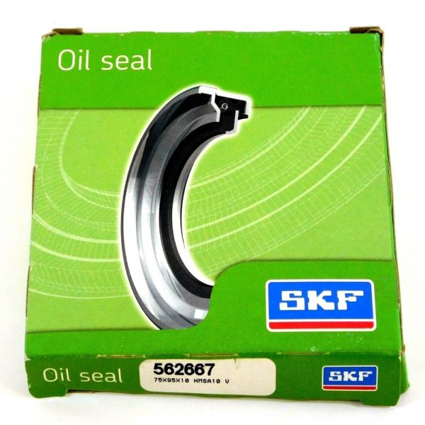 SKF 562667 Oil Seal 75 mm x 95 mm x 10 mm Fluro-Elastomer HMSA10