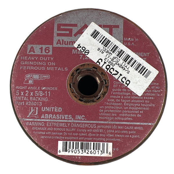 United Abrasives 26013 Cup Wheel