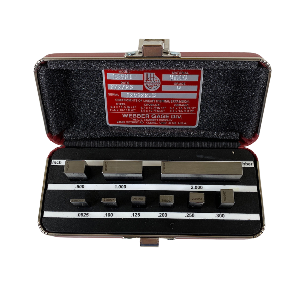 Starrett RS9A1 Gage Block Set