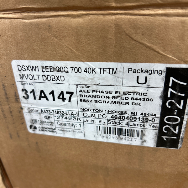 Lithonia Lighting DSXW1 LED 20C 700 40K TFTM MVOLT DDBXD 120-277V Wall Pack - Image 3