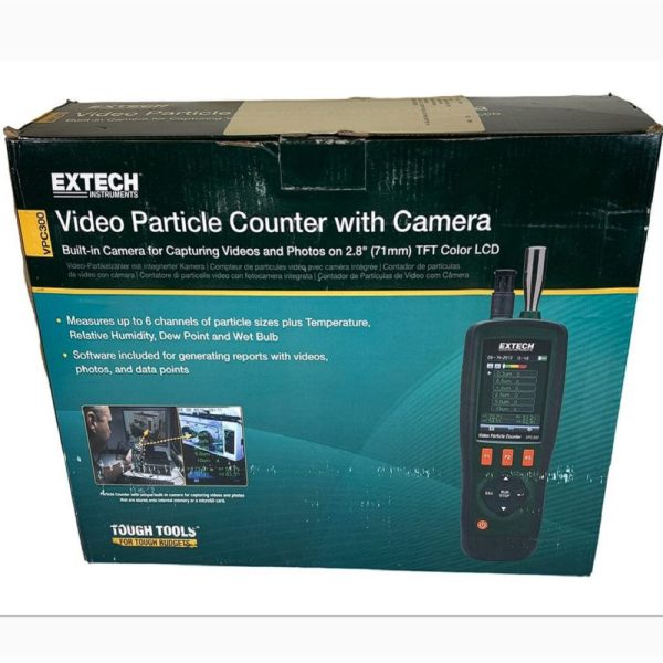 Extech VPC300 6-Channel Video Particle Counter with Built-In Camera - Image 3