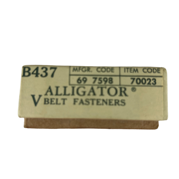 Alligator B437 Size 7/16" B Section Steel V-Belt Fastener (Pack of 10) - Image 3