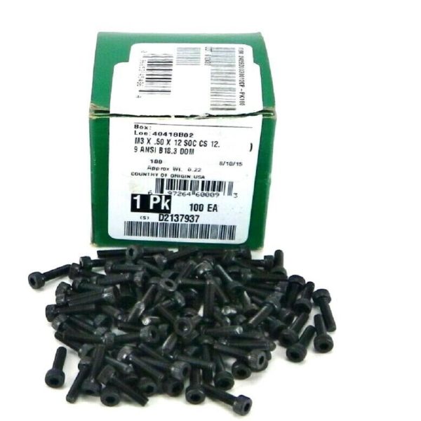 Camcar 2M2SD0030012CP-PK100 Cap Screws